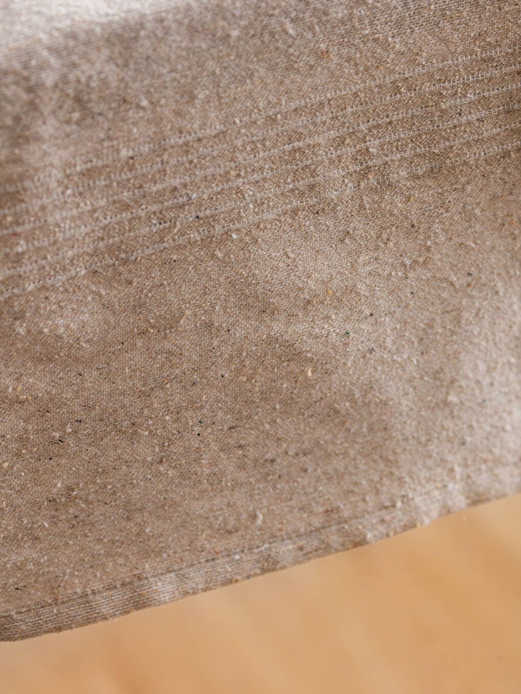 Bej Düz Runner 40x120 cm-5