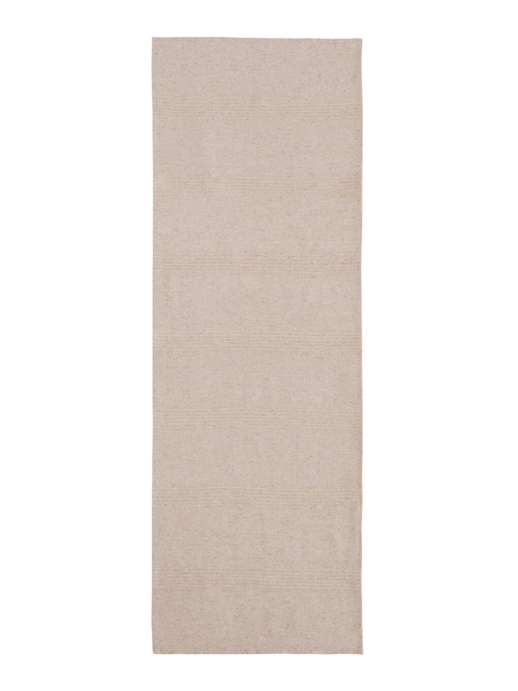 Bej Düz Runner 40x120 cm-9