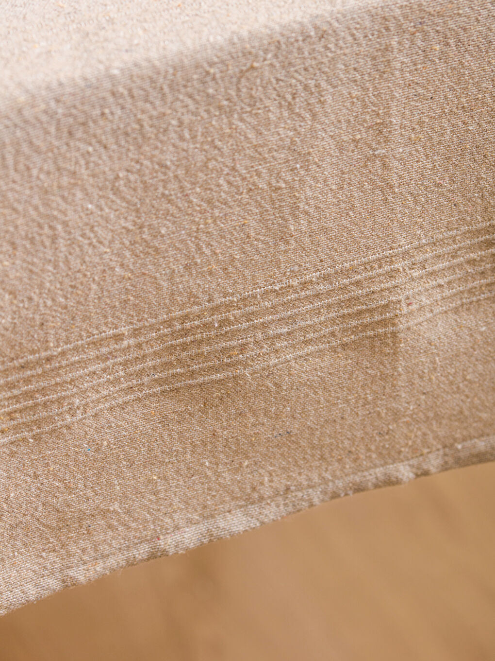 Bej Düz Runner 40x120 cm-4