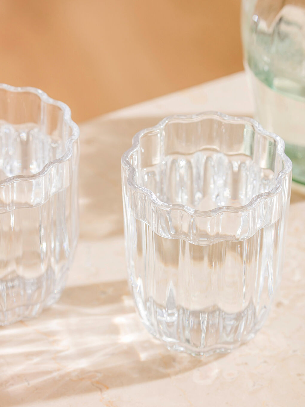 Renksiz Cam Su Bardağı 2'li 300 ml-2