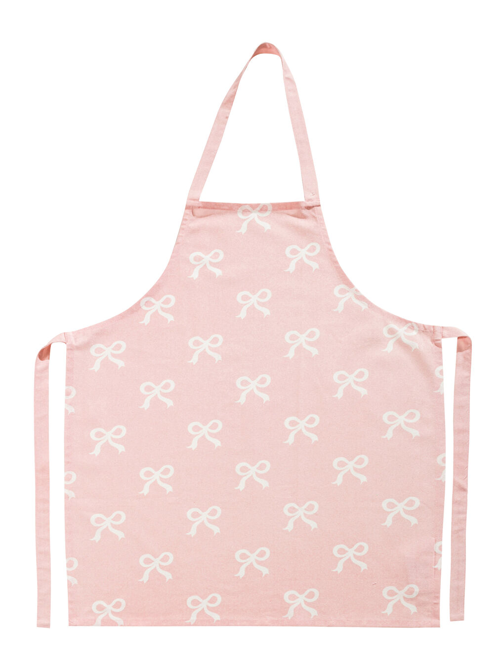 Pembe Fiyonk Baskılı Kadın Mutfak Önlüğü-3