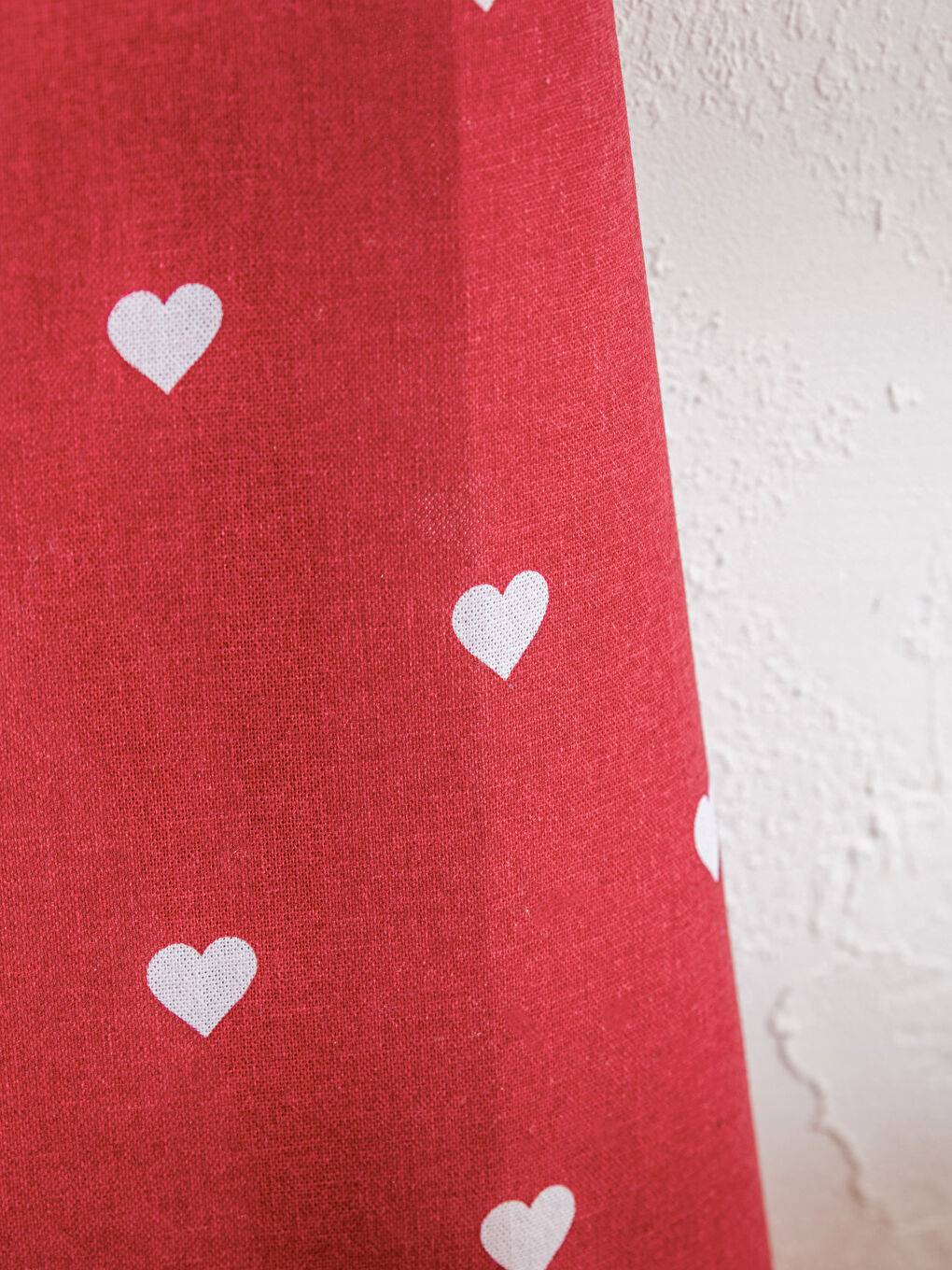 Kırmızı Kalp Baskılı Kadın Mutfak Önlüğü-2