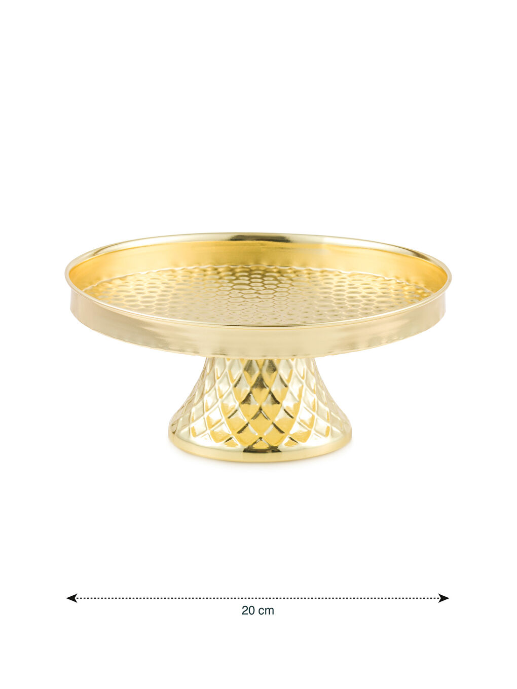 Sarı Dekoratif Kek Standı 20 cm-3