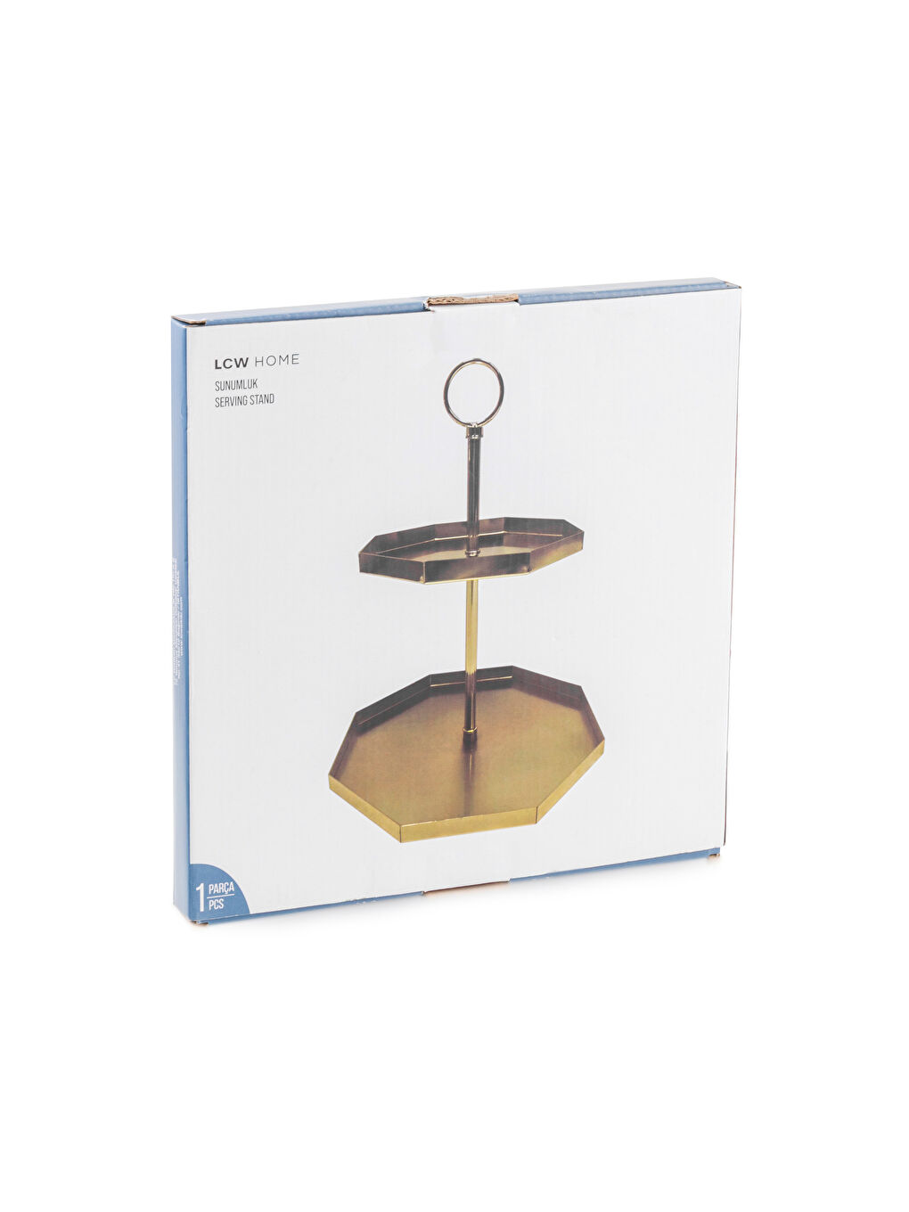 Sarı Çift Katlı Sunumluk 35 cm-3