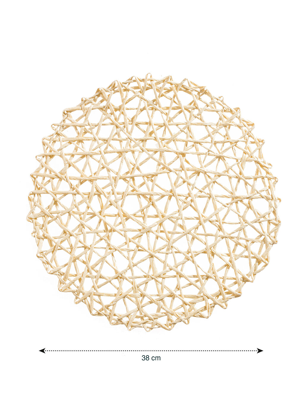 Bej Hasır Supla Seti 2'li 37 cm-7