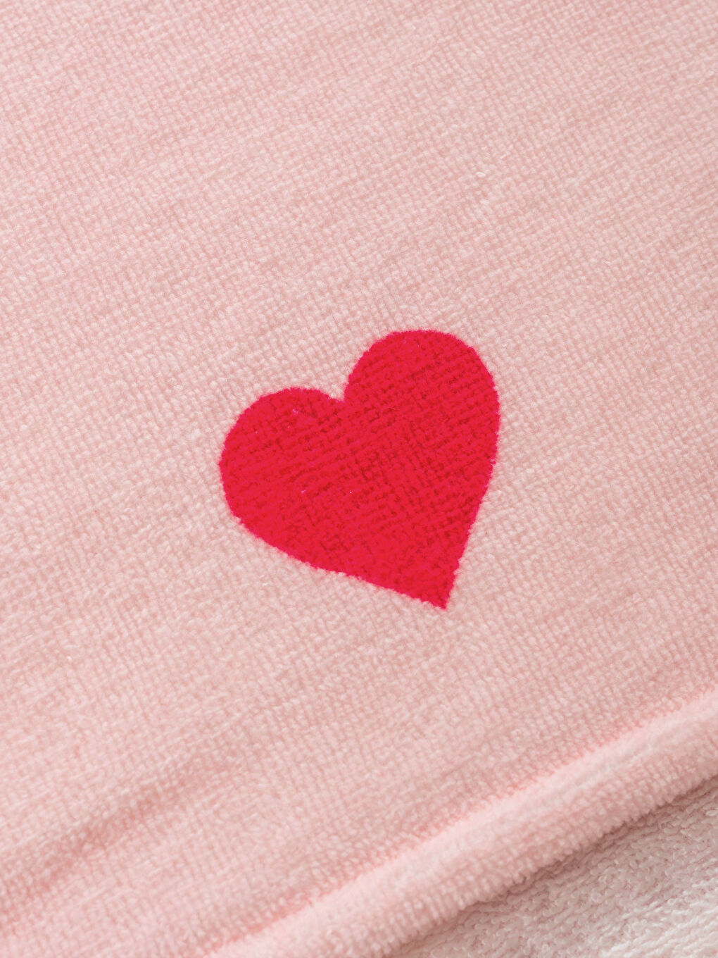 Pembe Pamuklu Kadın Banyo Havlusu 70x140 Cm-2