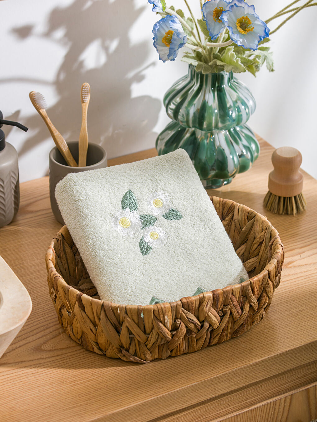 منشفة يد أخضر-1