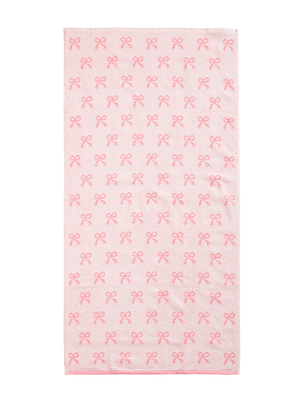 Pembe Fiyonk Baskılı Banyo Havlusu 70x140 cm
-3