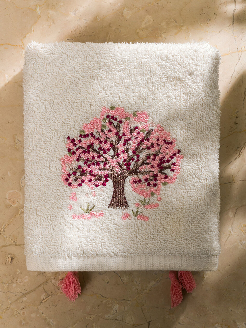 خاولی دەستی لوولدراو بە شێوەی دار دووزراو 50x80 cm-5