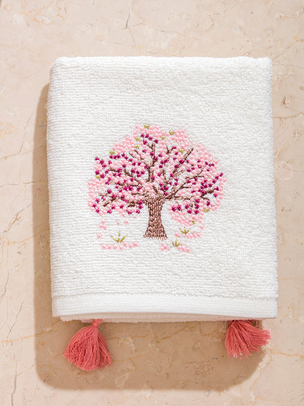 خاولی دەستی لوولدراو بە شێوەی دار دووزراو 50x80 cm-4