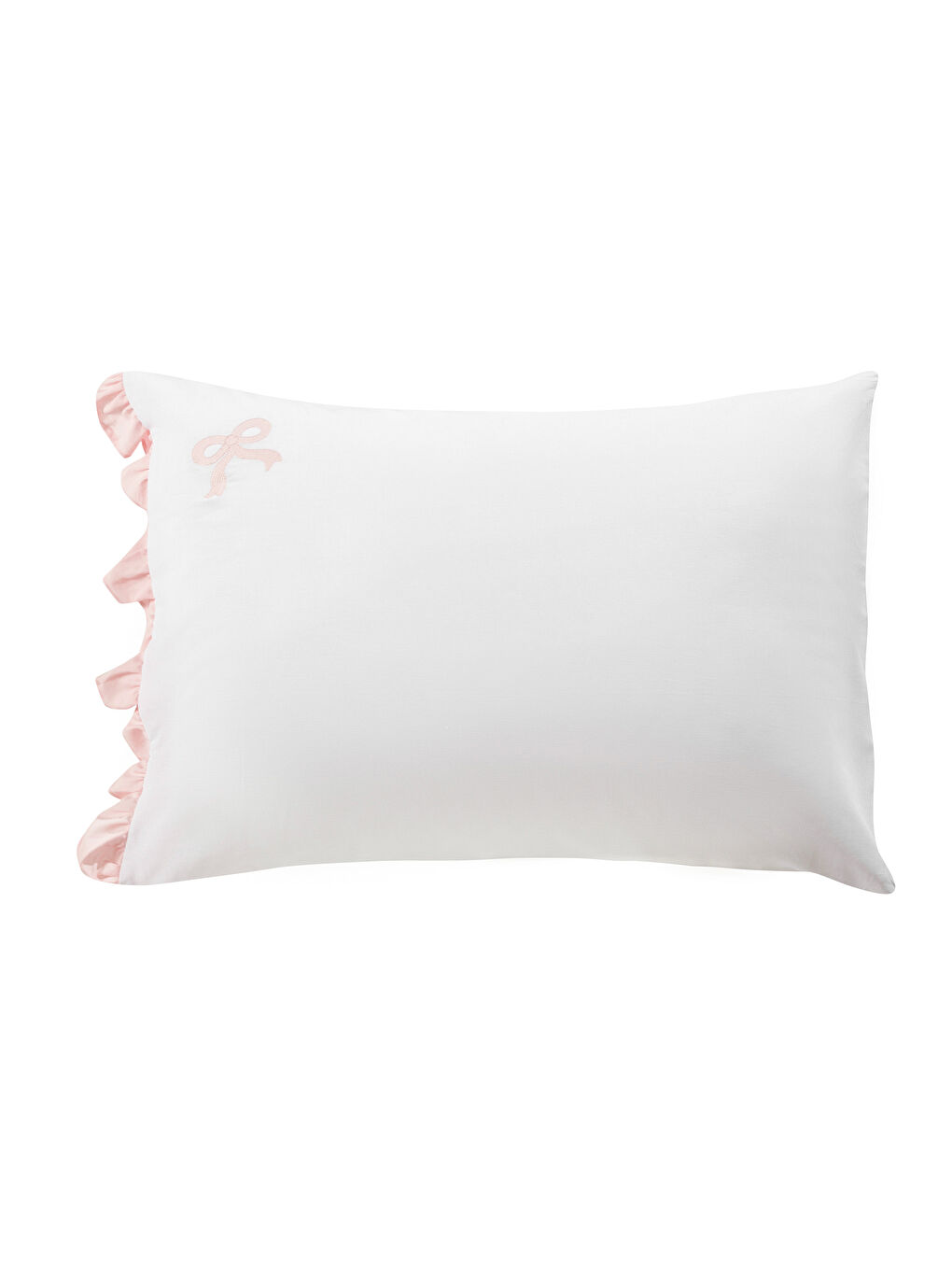 Beyaz Fiyonk Nakışlı Masa Örtüsü 2'li 50x70 cm-4