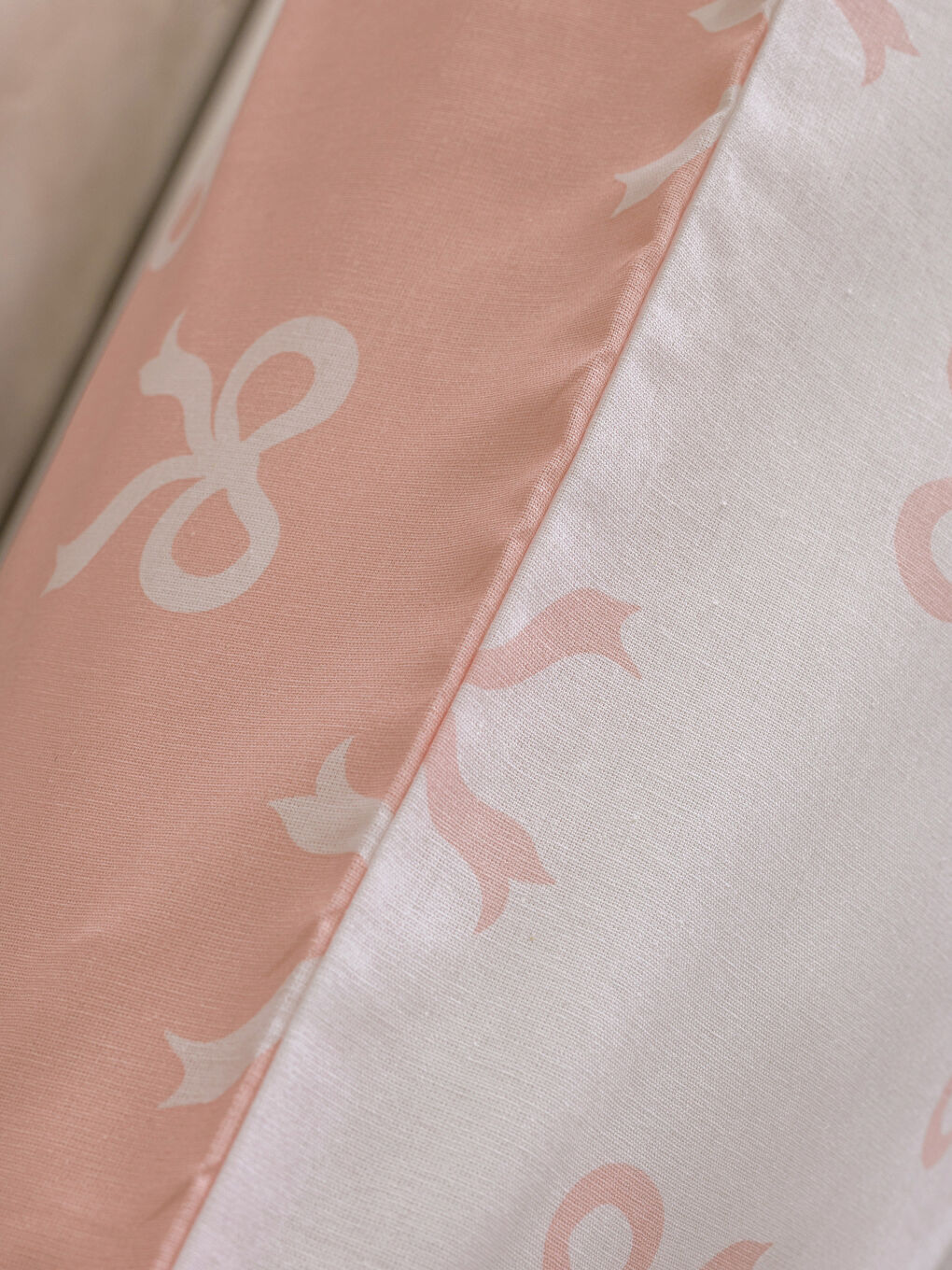 Pembe Desenli Pamuklu Tek Kişilik Nevresim Seti-3