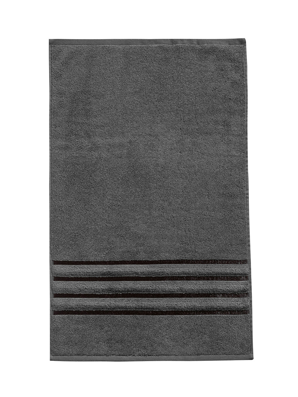 Antrasit Desenli Pamuklu Yüz Havlusu 50x80 cm-4