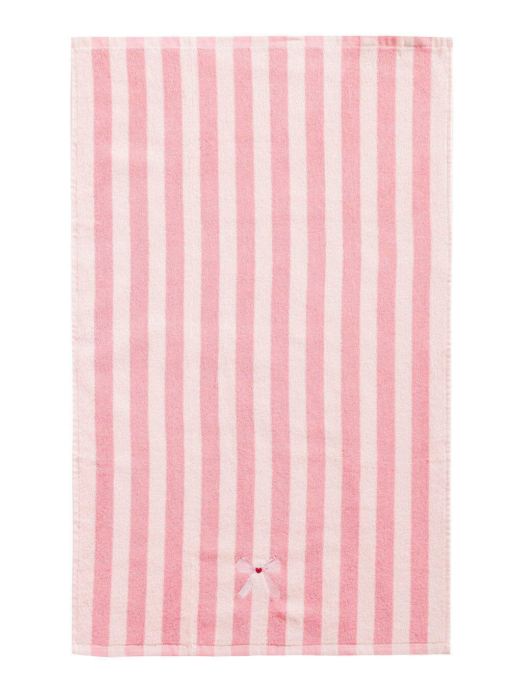 Pembe Çizgi Desenli Yüz Havlusu 50x80 cm-8