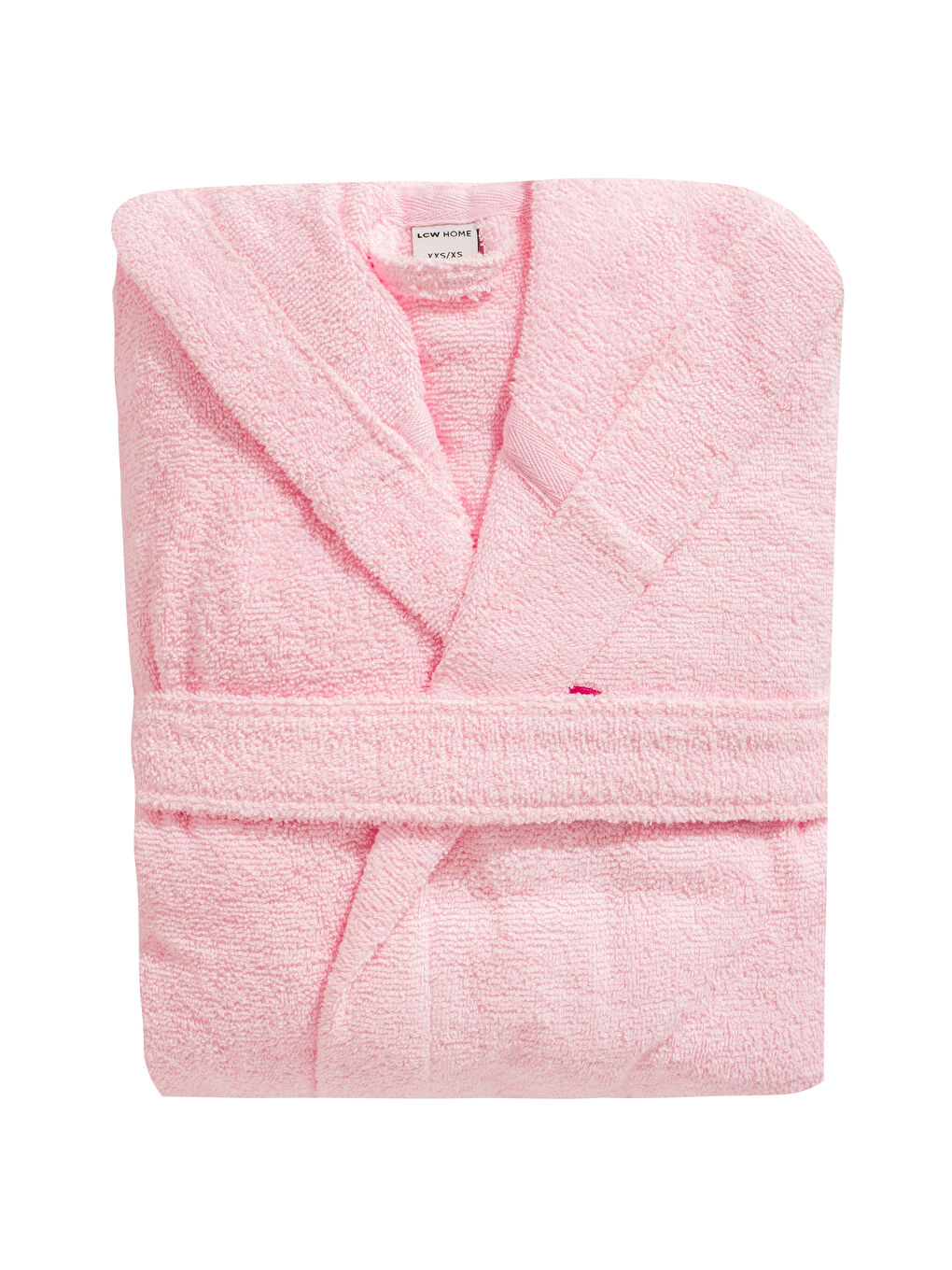 Pembe Barbie Nakışlı Kadın Bornoz -5