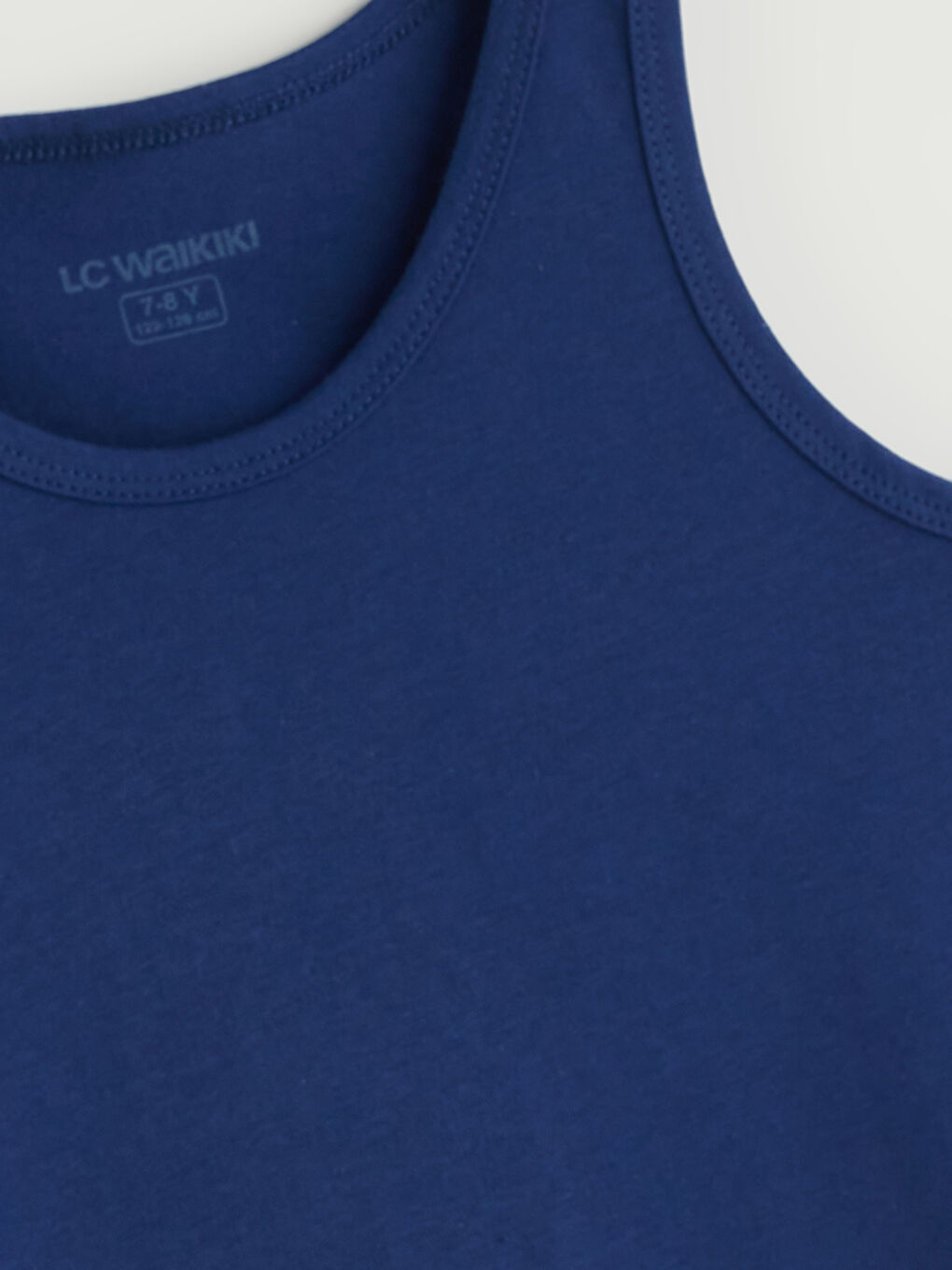 Lacivert Bisiklet Yaka Erkek Çocuk Atlet-1