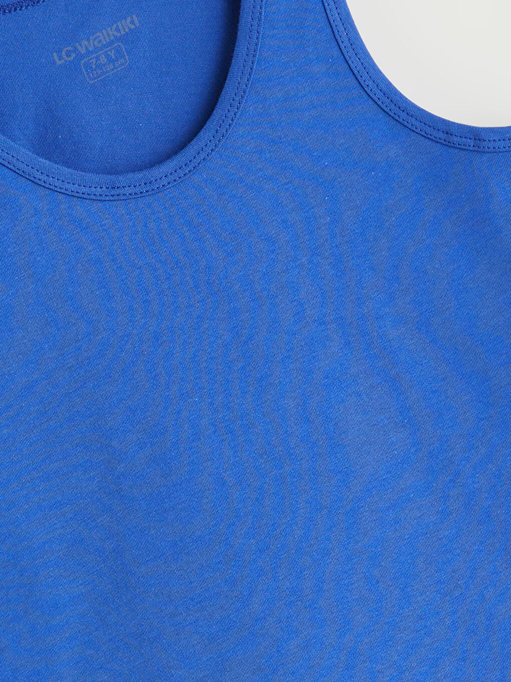 Mavi Bisiklet Yaka Erkek Çocuk Atlet-1