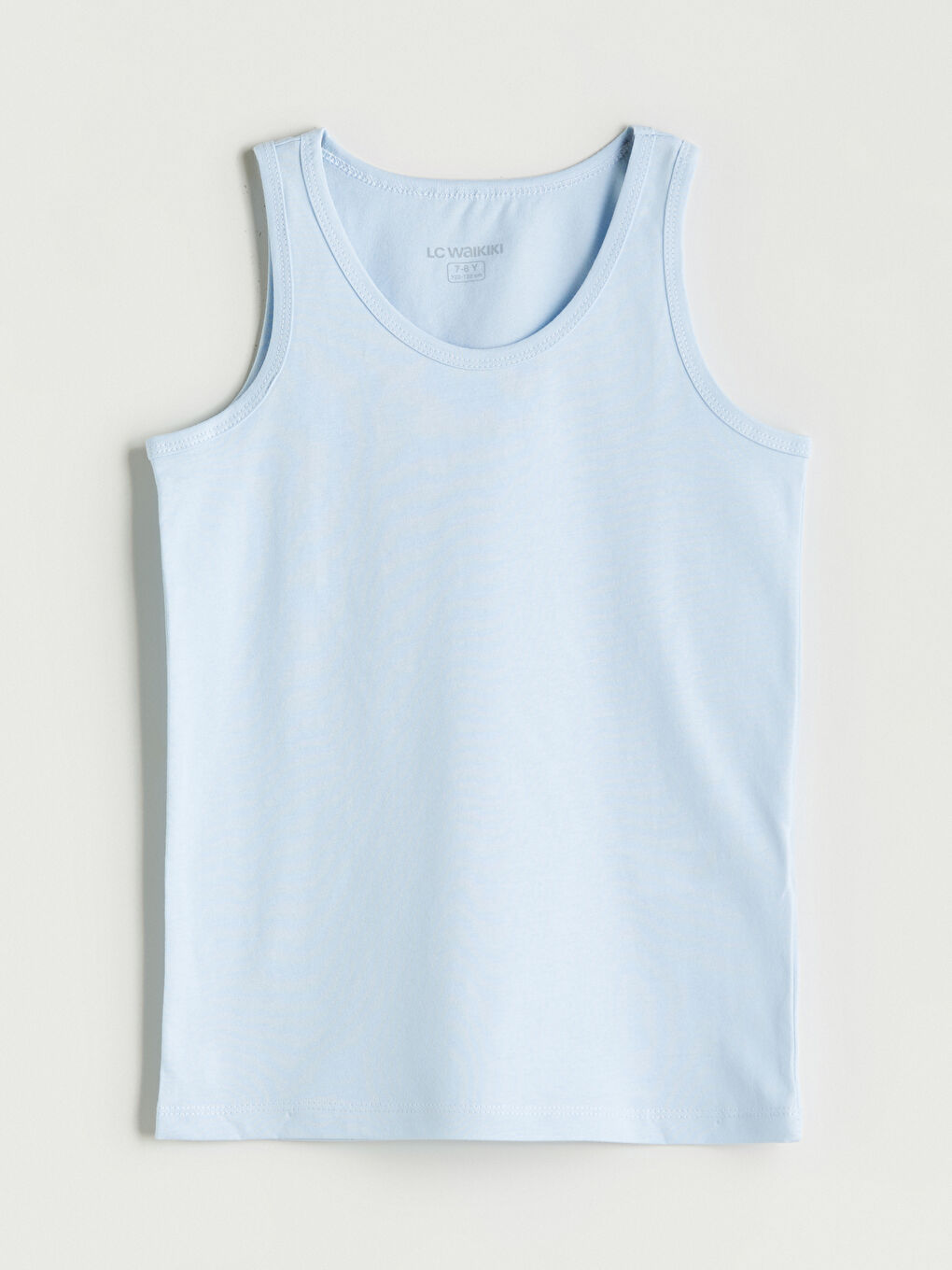 Mavi Bisiklet Yaka Erkek Çocuk Atlet