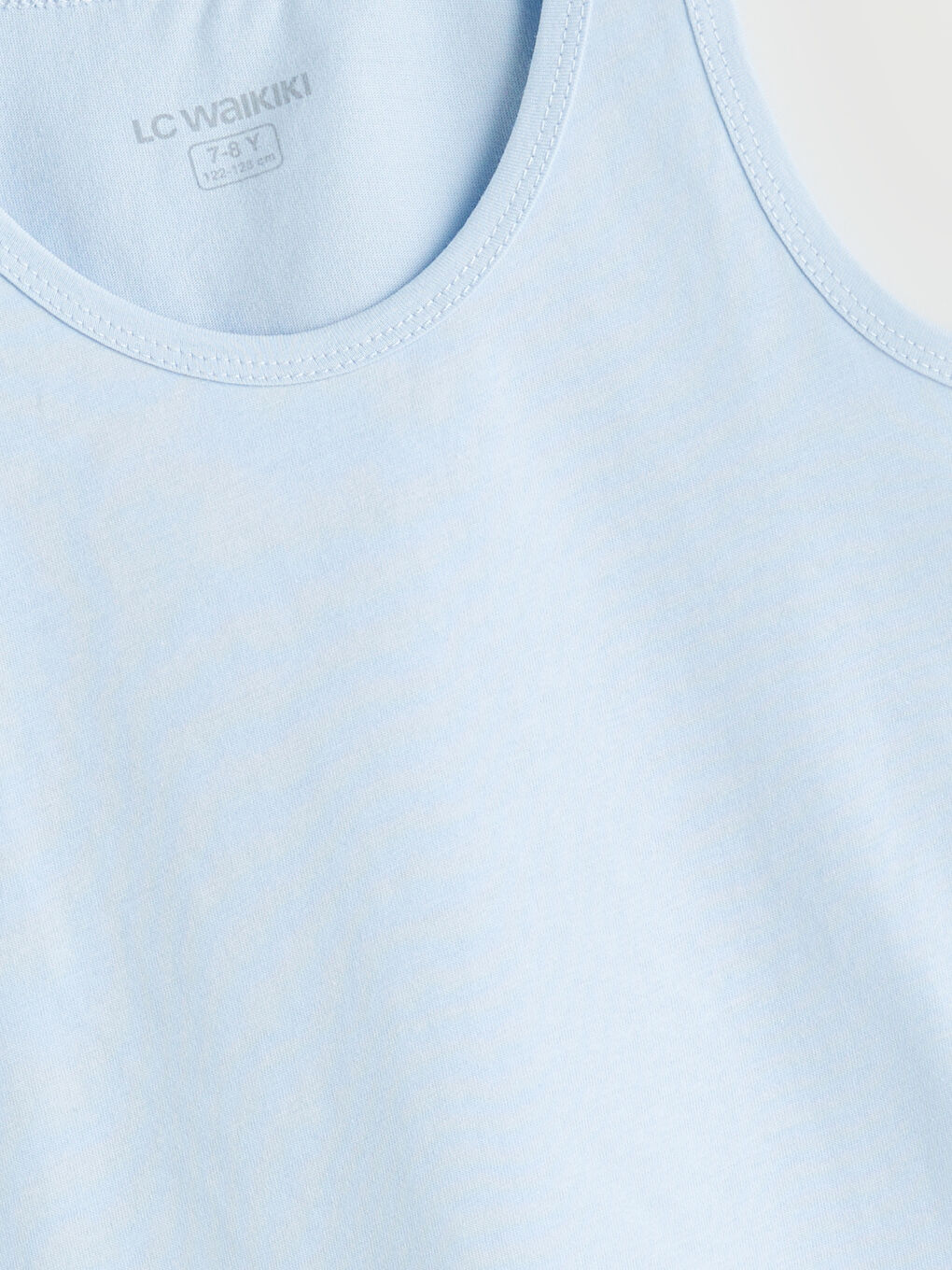 Mavi Bisiklet Yaka Erkek Çocuk Atlet-1