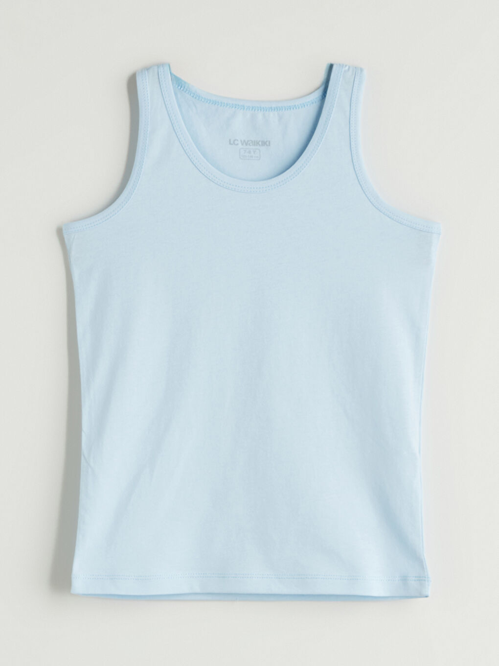 Mavi Bisiklet Yaka Basic Erkek Çocuk Atlet