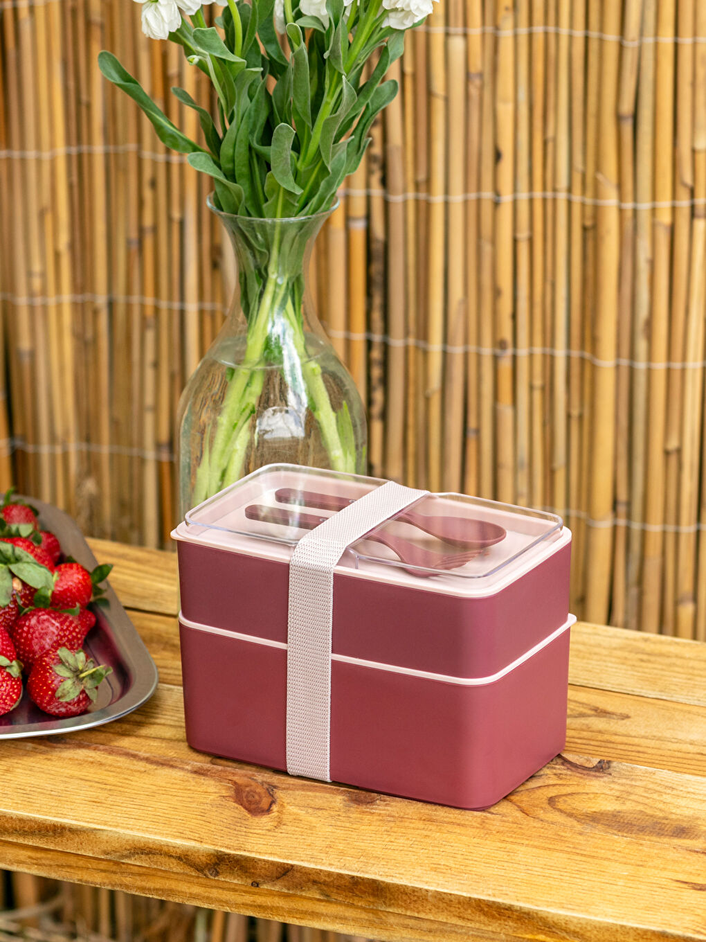 Mürdüm Plastik Bölmeli Saklama Kabı