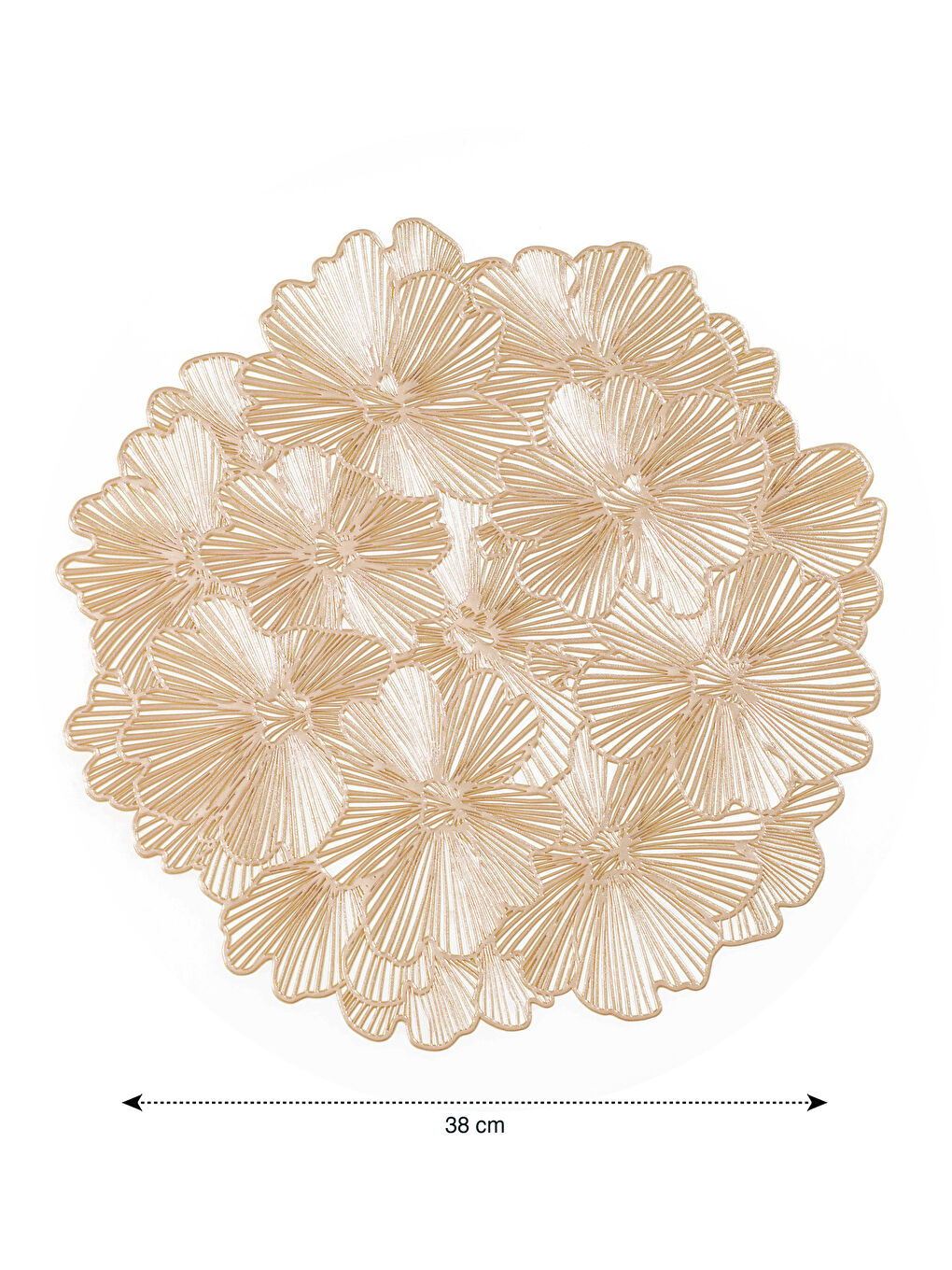 Sarı Çiçek Desenli Supla 2'li 37 cm-12