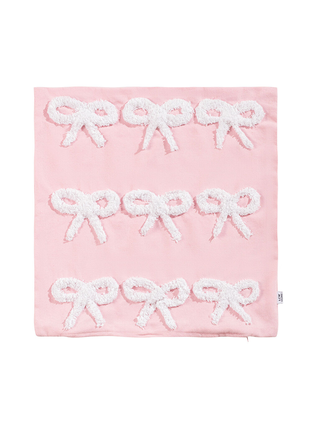 Pembe Fiyonk Baskılı Kırlent Kılıfı 45x45 cm-5