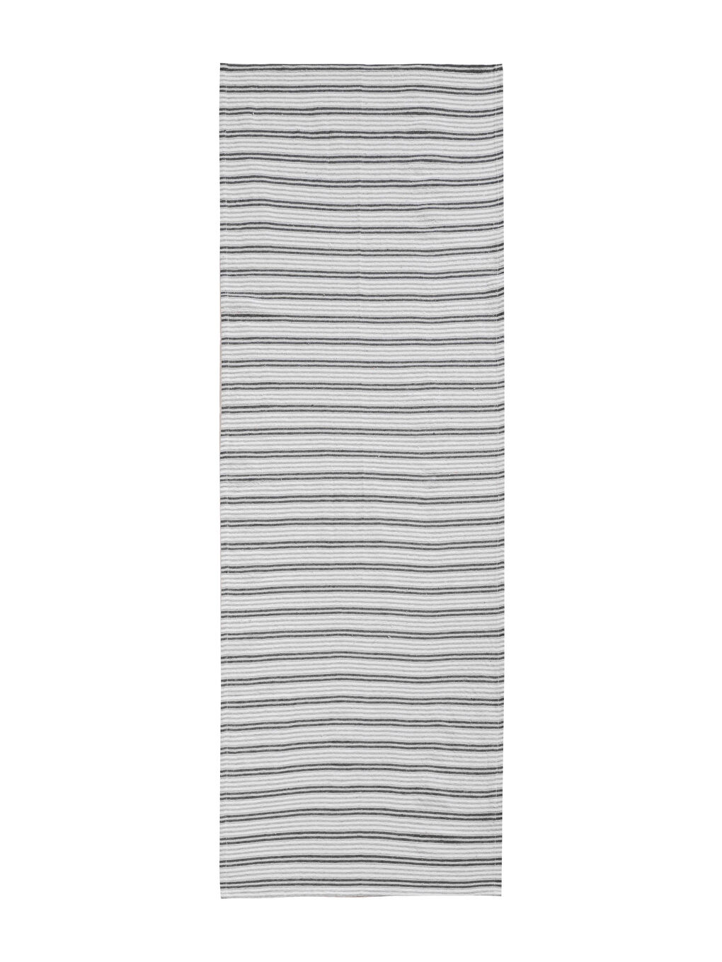 Gri Çizgili Runner 45x120 cm-4