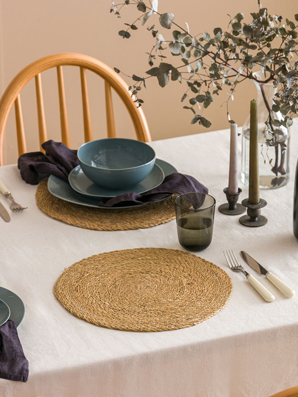 طبق سفلي من الخوص جوج باكات 35 سم-3