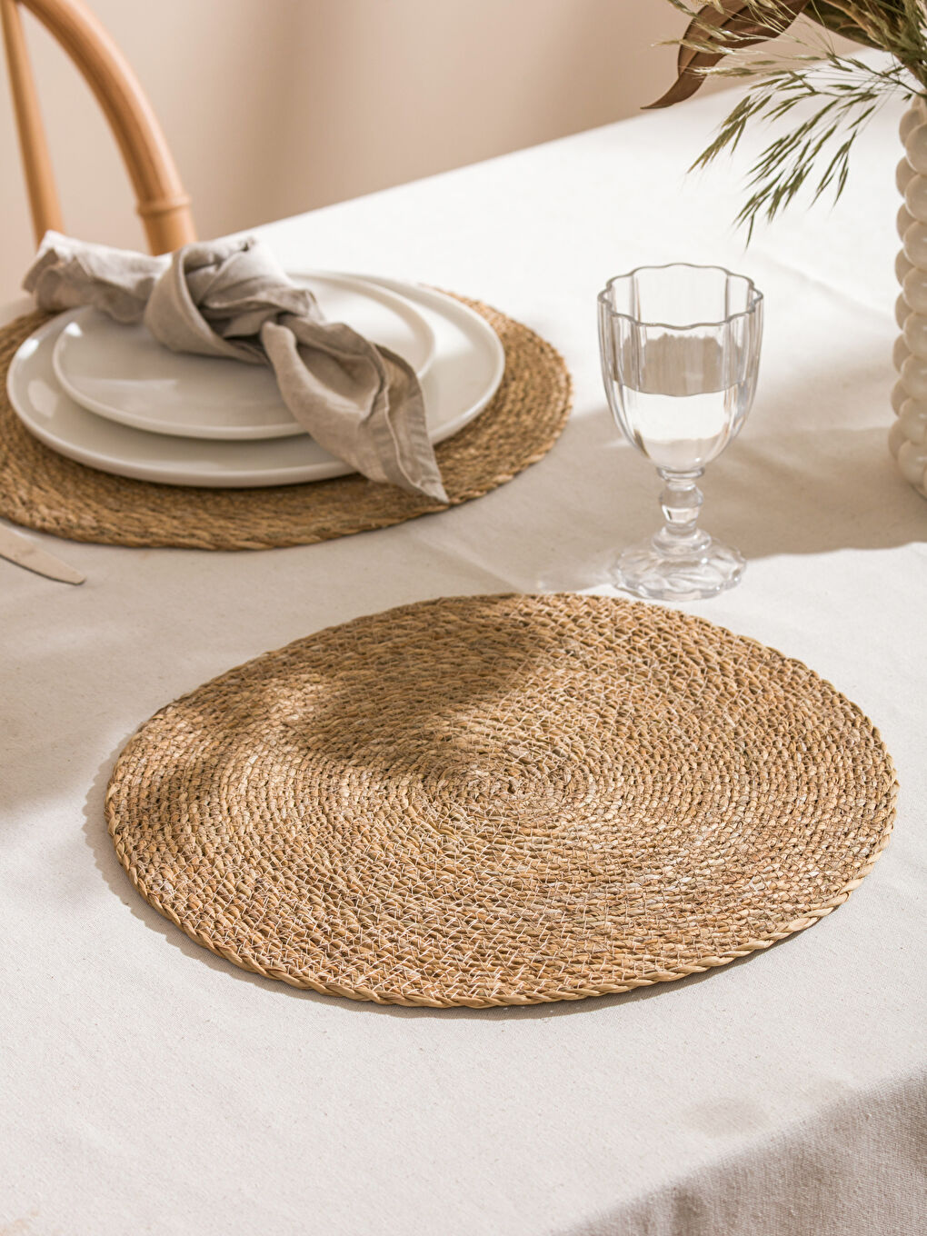 طبق سفلي من الخوص جوج باكات 35 سم-2