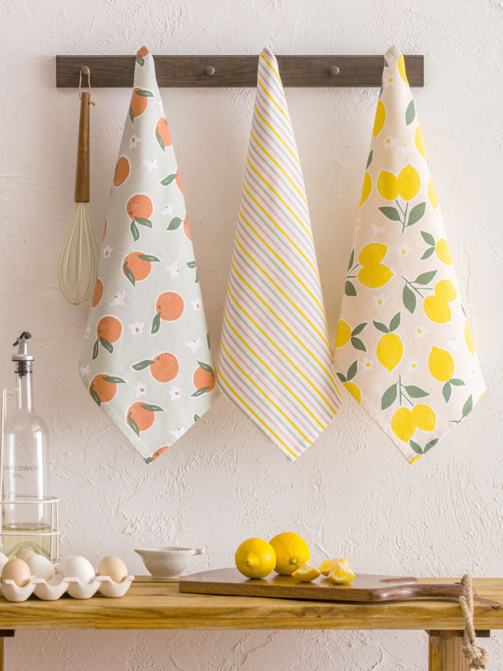 Разноцветный Полотенце для посуды