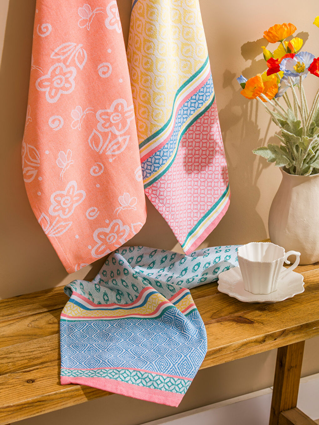 فوطة شاي خليط من الألوان-1