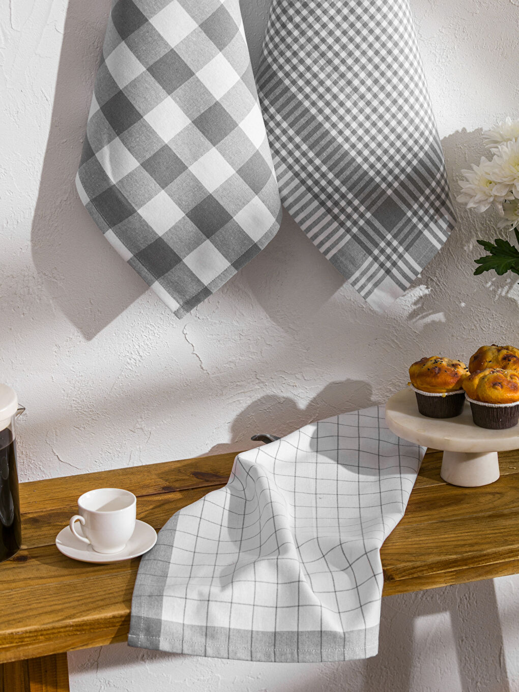 Torchon imprimé lot de 3 pièces 40x50 cm-1