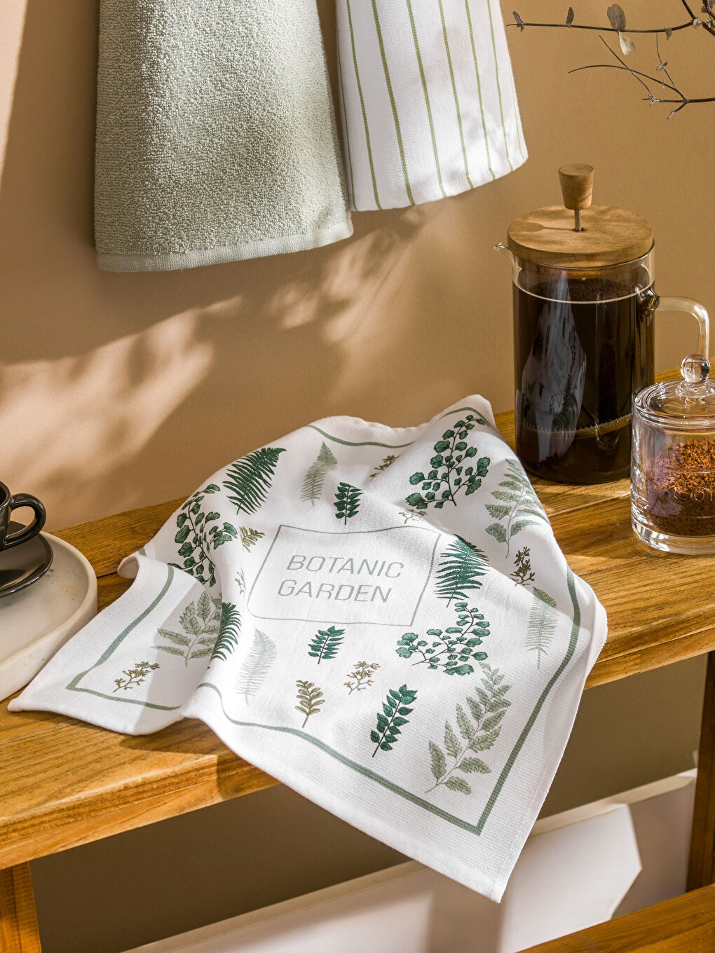 فوطة شاي مطبوع ثلاثة ديال الباكات 40x50 cm-3