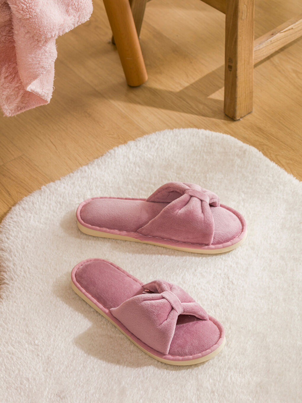 Woman PINK Home Slippers-1