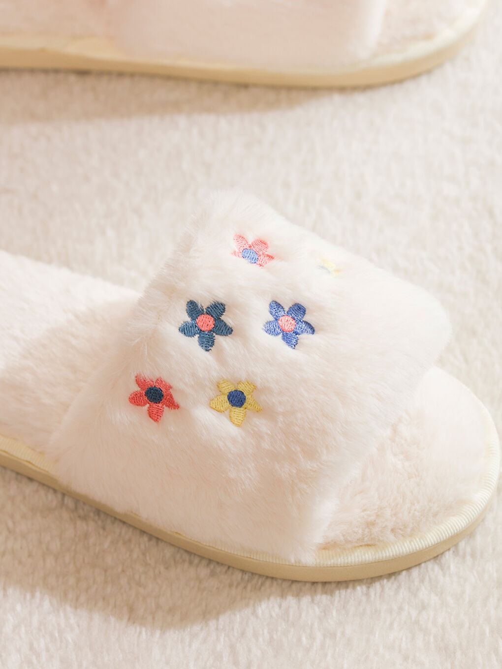 Chaussons de maison ÉCROU Femme-2