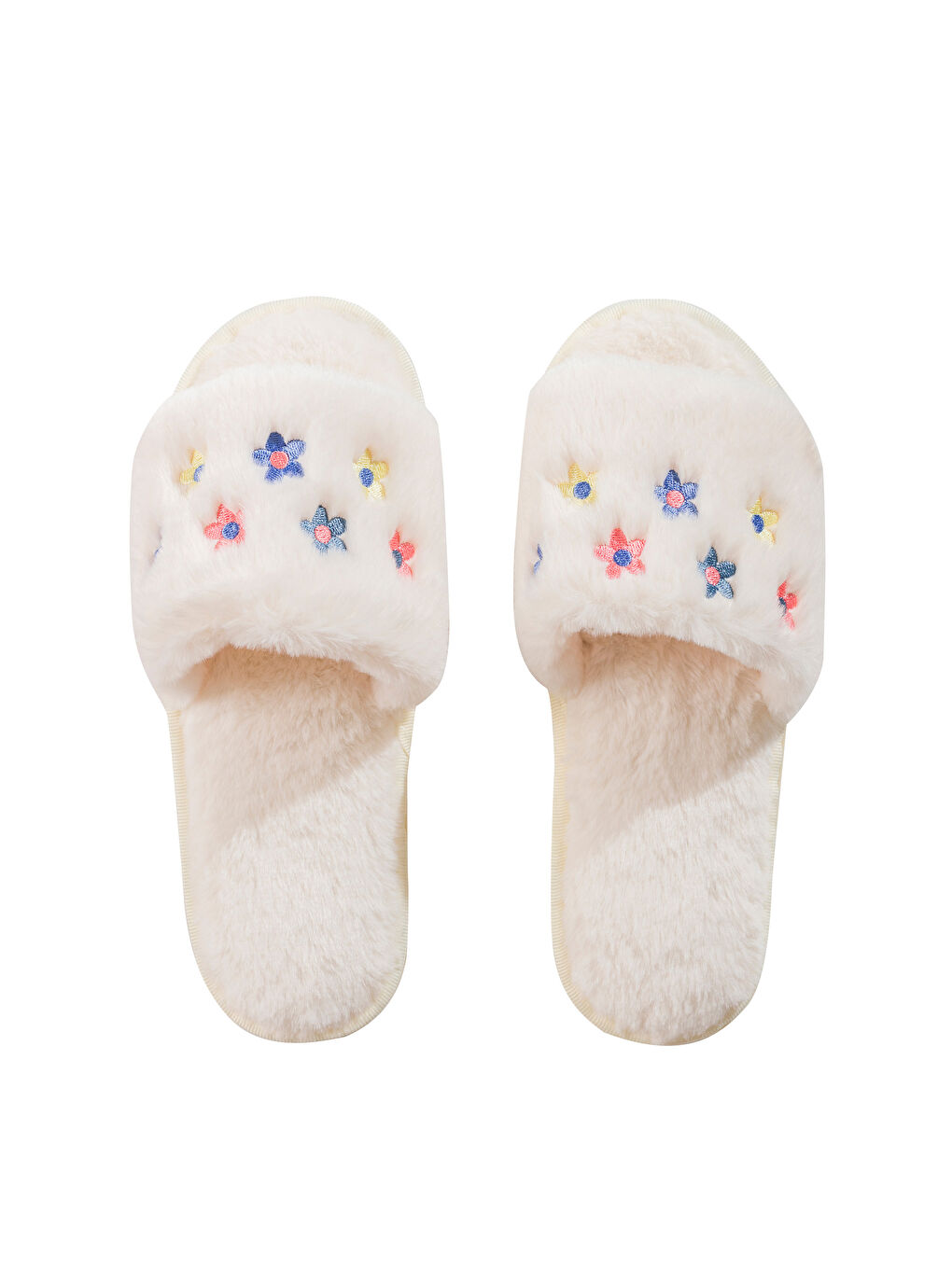 Chaussons de maison ÉCROU Femme-5