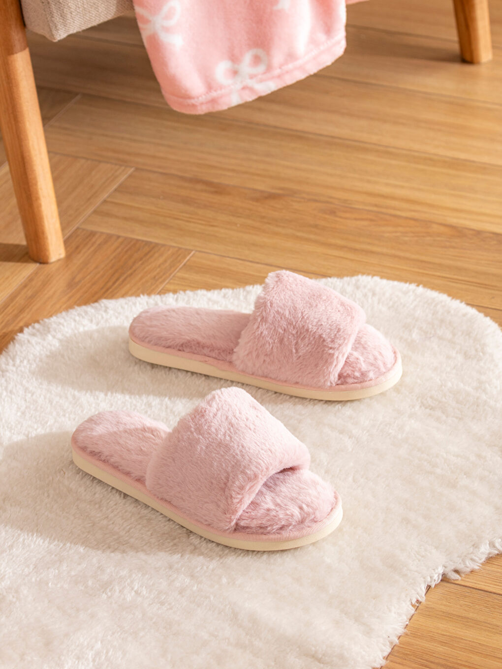 Woman PINK Home Slippers-1