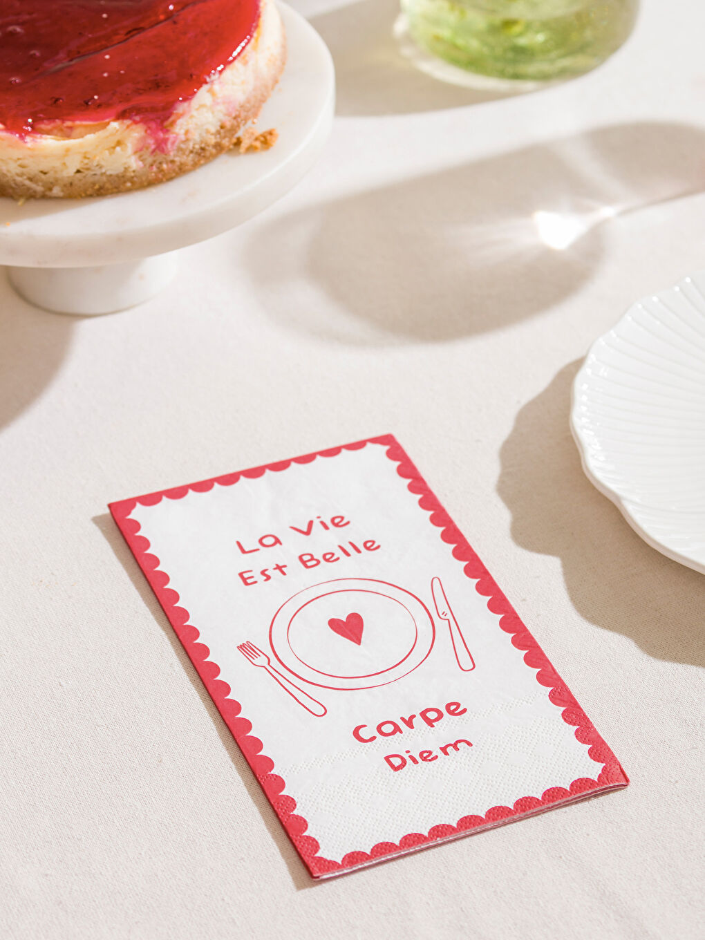 Karışık Baskılı Kağıt Peçete 20'li