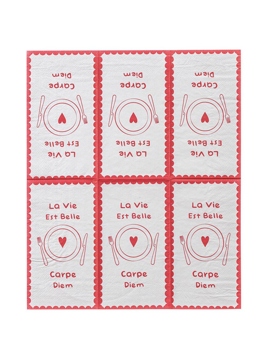 Karışık Baskılı Kağıt Peçete 20'li-3