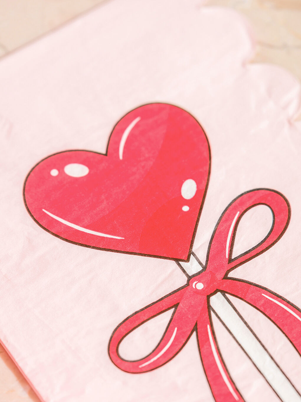 Karışık Kalp Baskılı Kağıt Peçete 20'li-2