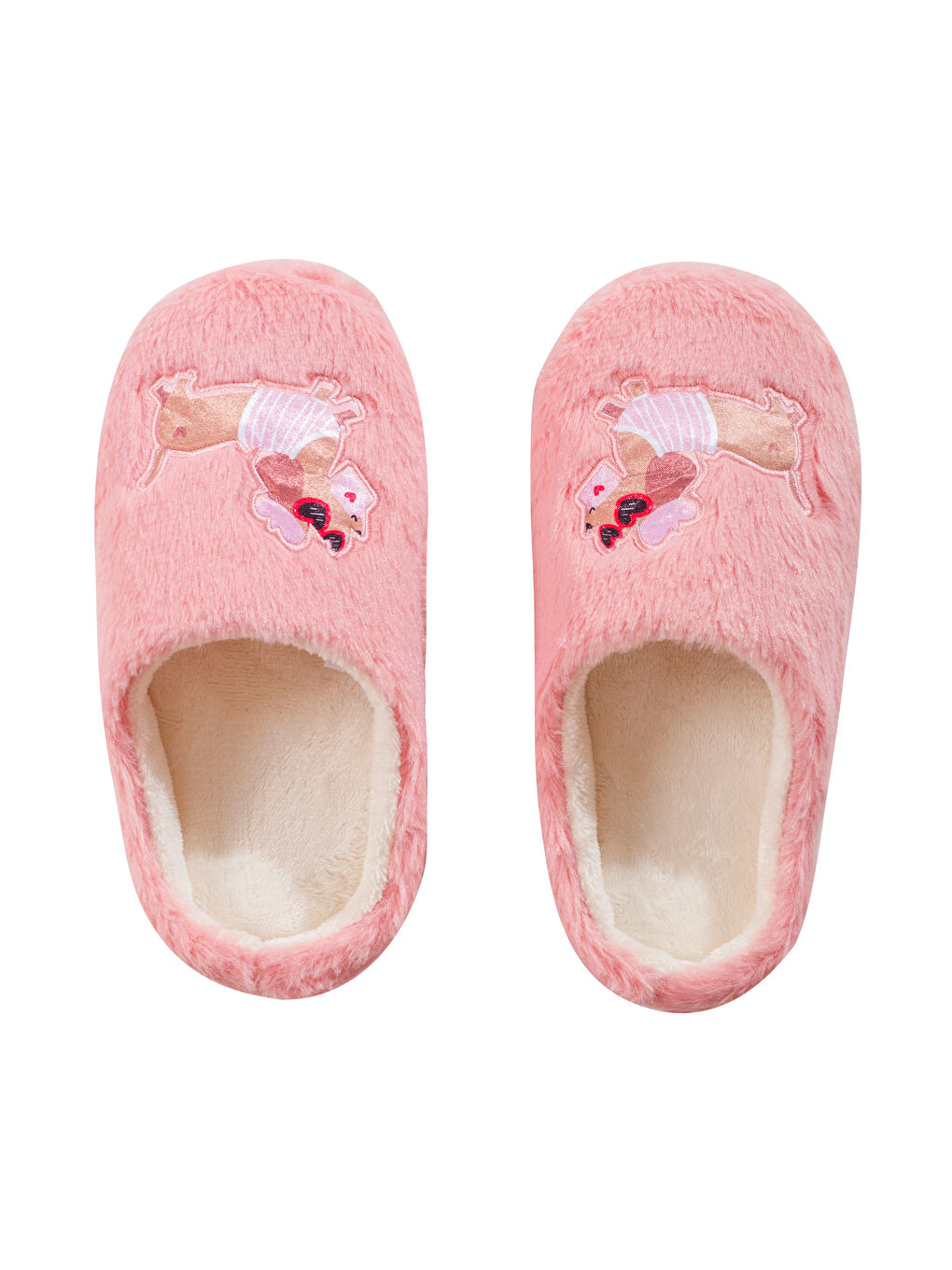 Žena RUŽIČASTA Kućne papuče-5