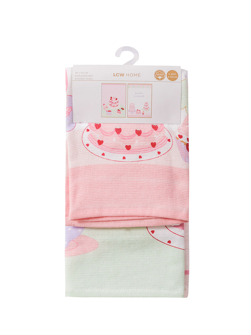 Karışık Desenli Kurulama Bezi 2'li-2