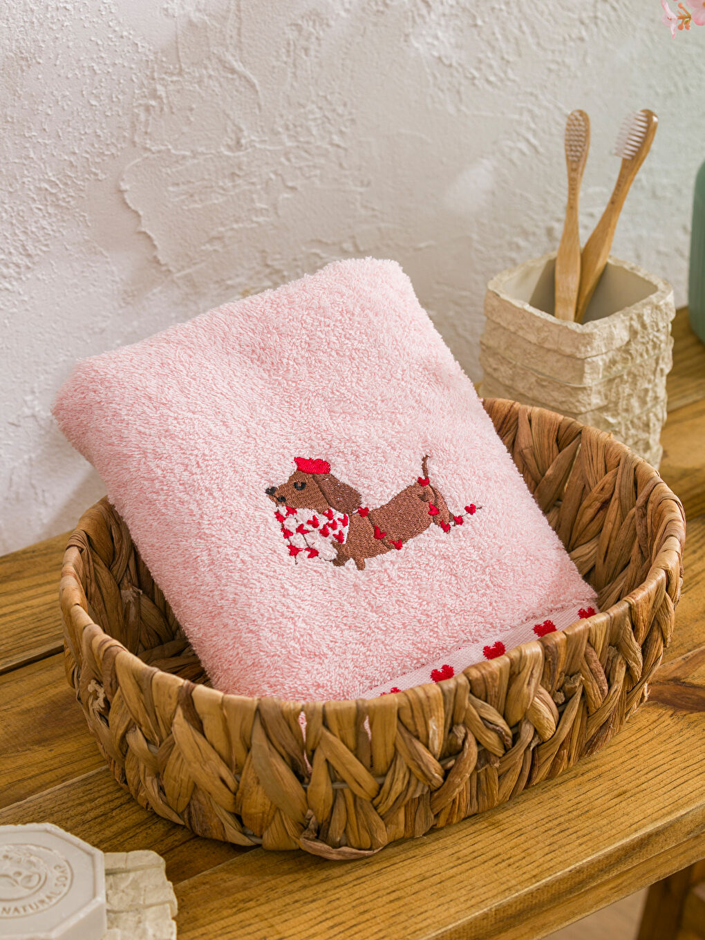 PINK Hand Towel-1