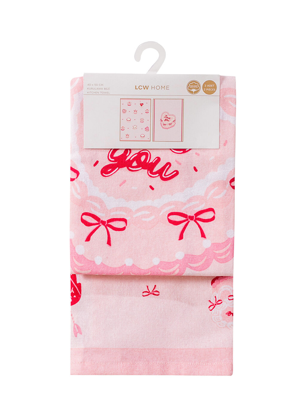 Karışık Desenli Kurulama Bezi 2'li	-2