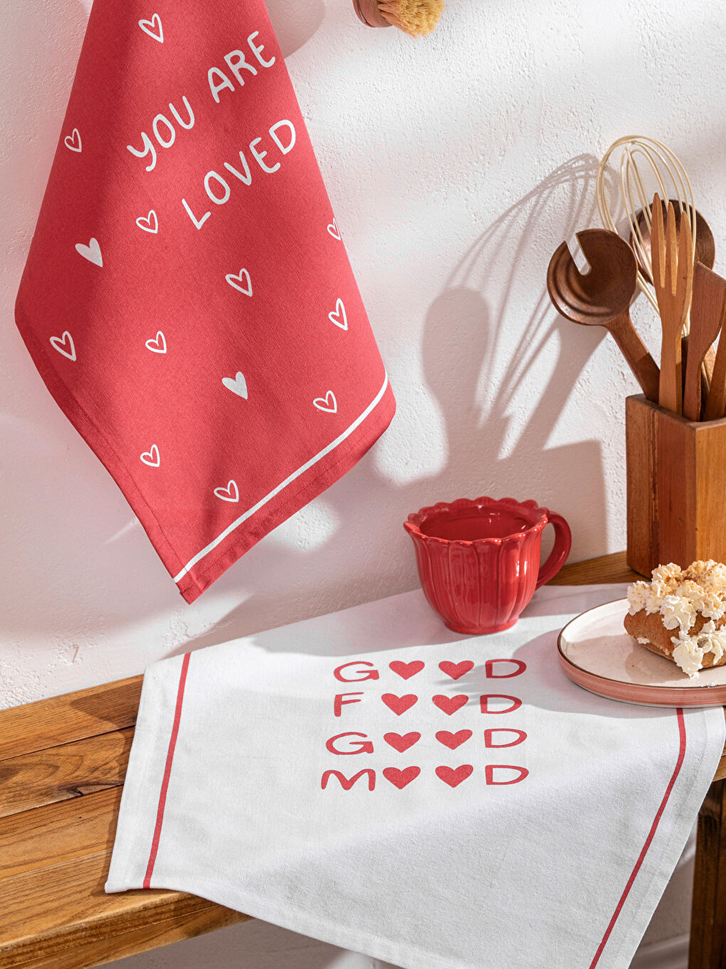 Karışık Baskılı Kurulama Bezi 2'li 40x50 cm-1