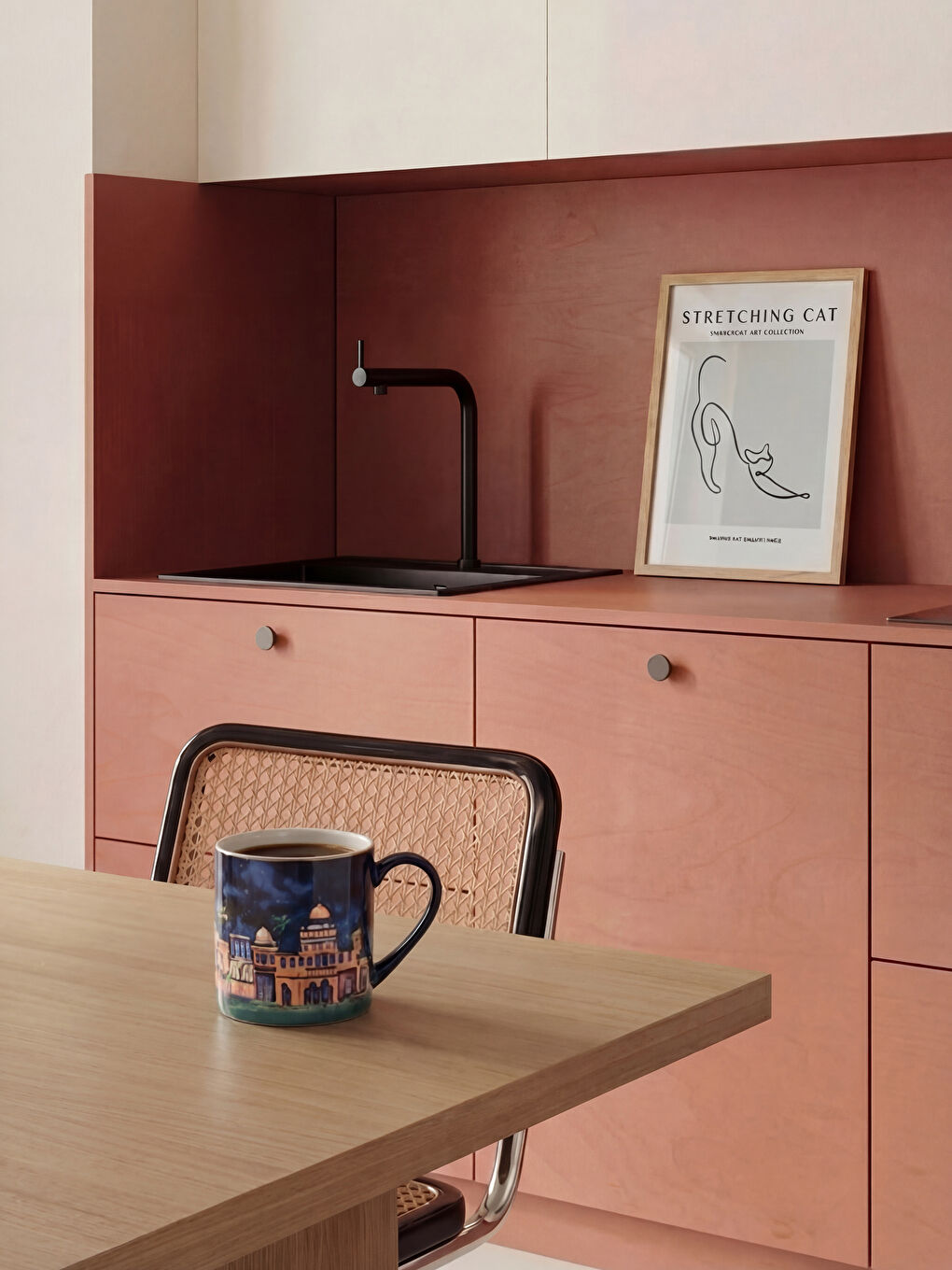 كوب بورسلين مطبوع 320 مل