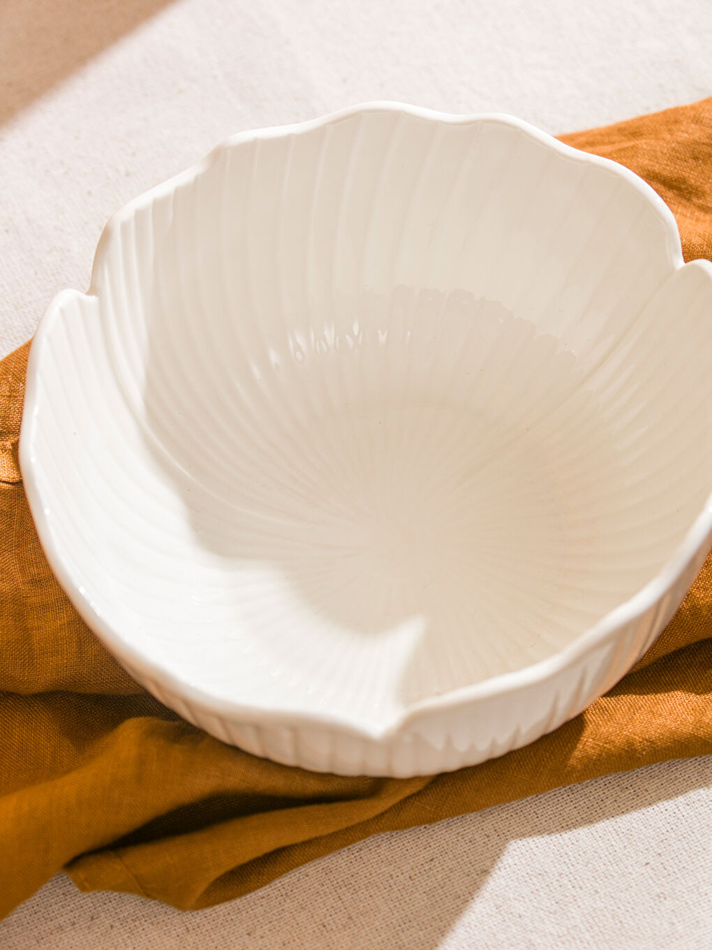 Beyaz Seramik Kase 16 cm-2