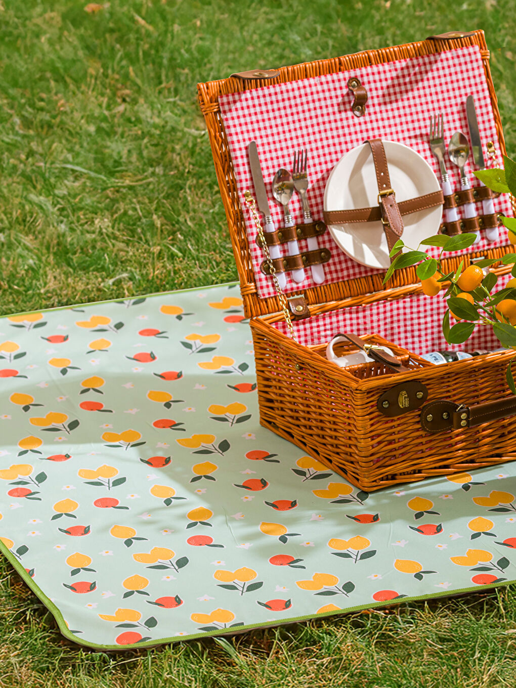 Пикниковый коврик с принтом 130x150 см