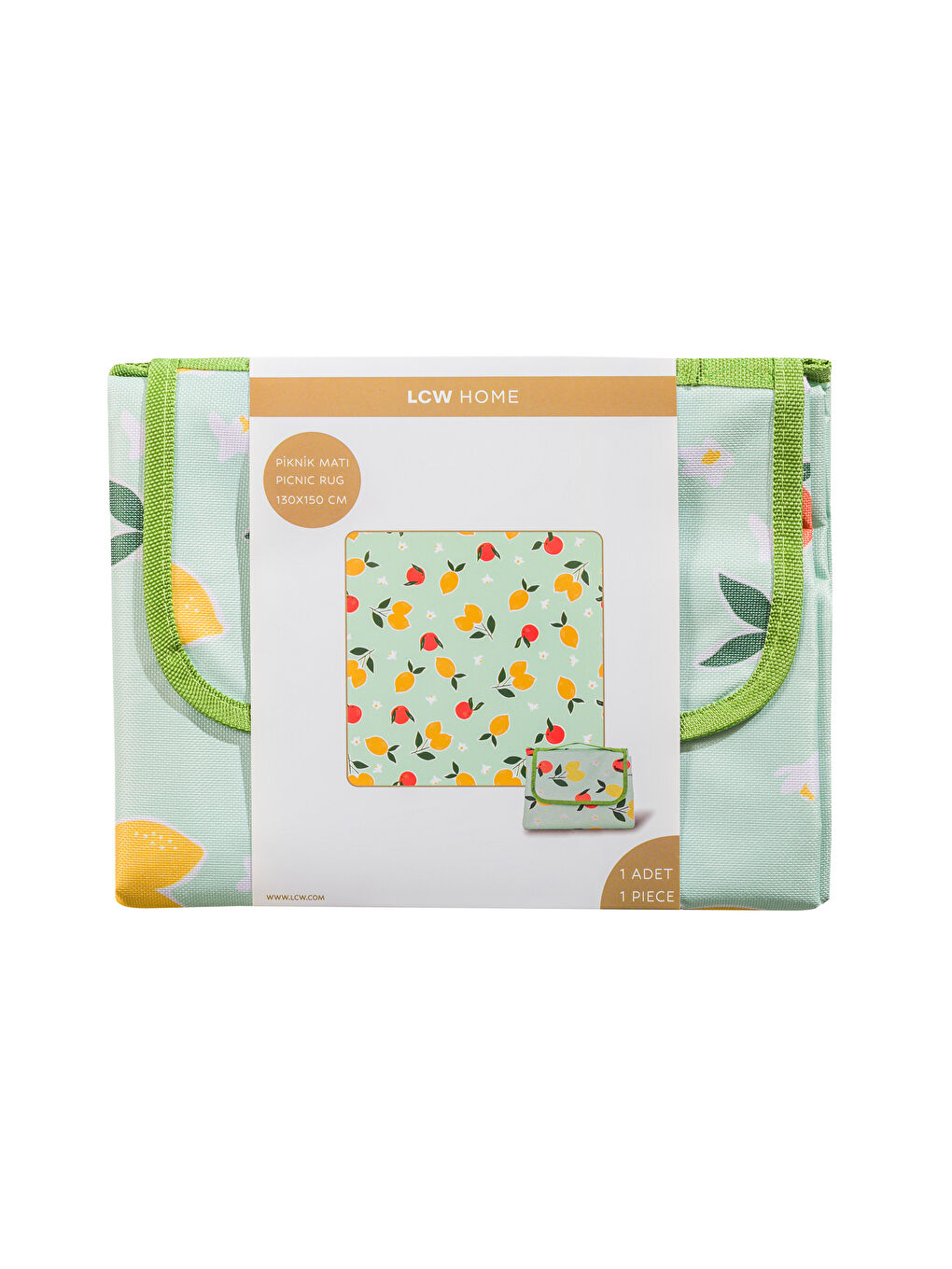 Пикниковый коврик с принтом 130x150 см-2